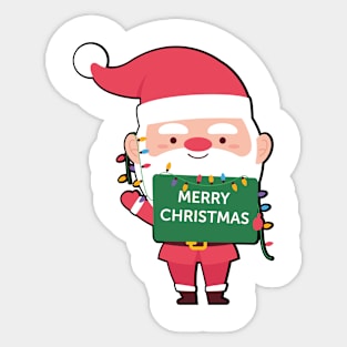 lamp of santa Sticker